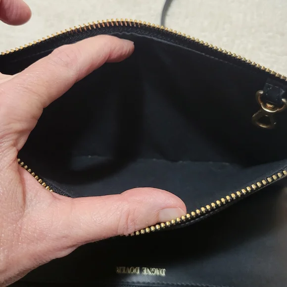 Dagne Dover Essentials Wallet Crossbody Dark Brown EUC - Picture 8 of 8